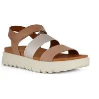 Geox D Xand 2.1S B Synthetic Dam Nude Sandaler