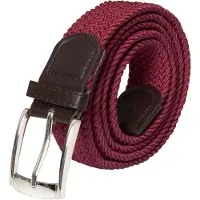Enzo Unisex Bälte - Vinröd