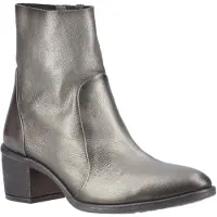 Hush puppies Winona Läder Damstövlar i Pewter