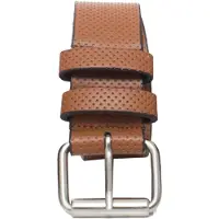 Kruze By Enzo Kruze Mens Tan Präglat läderbälte