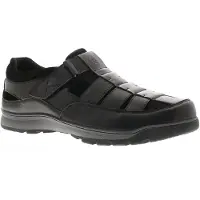 Hush puppies Touch Close Herrsandaler Rucker Läder Fiskare Svart