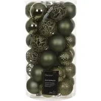 Décoris Julgransdekorationsset, 6 cm, rosmarin, 37 st