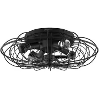 Cecotec Ventilateur de plafond - Cecotec - EnergySilence LampAero 650 - 20 W - 3 vitesses - Mode Été/Hiver svart