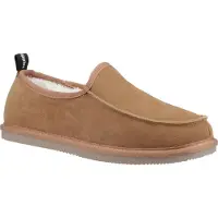Hush puppies Charles Suede Tofflor för män Tan