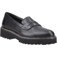 POD Kenny Läder Dam Svarta Loafers