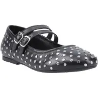 Hush puppies Nixie Läder Dam Svarta Skor