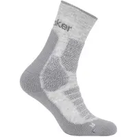 Icebreaker - Vandringskläder - M Merino Hike+ Heavy Crew Blizzard Heather Alloy för UnisexUll - Storlek 42-44 - Grå