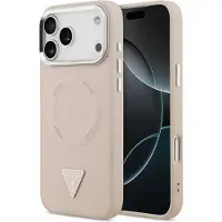 GUESS iPhone 17 Pro Max Triangle Logo-Skal - MagSafe-kompatibel - Rosa