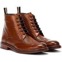 Ben Sherman Alfred Brogue Herr Kängor Tan
