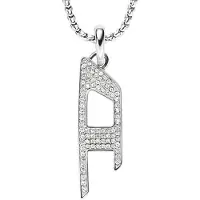 Diesel Halsband silver