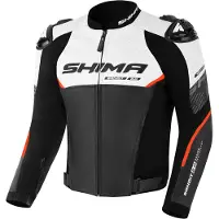 SHIMA Bandit 2.0 perforerad motorcykel läderjacka