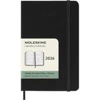 Moleskine Classic Hard 12M veckovis horisontell fickkalender 2026