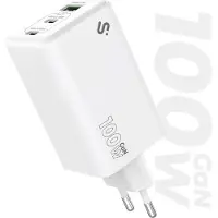 Subblim Gan Usb-a Och Usb-c Väggladdare 100w