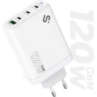 Subblim Gan Usb-a Och Usb-c Väggladdare 120w