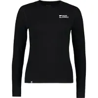 Mons Royale Women's Cascade Merino Base Layer Long Sleeve Black