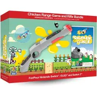 Games Switch 2 Chicken Range Game-(code In Box) With Rifle Bundle