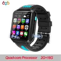 Essager H1/w5 4g Gps Wifi Plats Student/barn Smart Watch Telefon Android System Klocka App Installera Blue Tooth Smartwatch Sim Card Boy standard