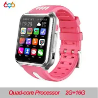 Essager H1/w5 4g Gps Wifi Plats Student/barn Smart Watch Telefon Android System Klocka App Installera Blue Tooth Smartwatch Sim Card Boy standard