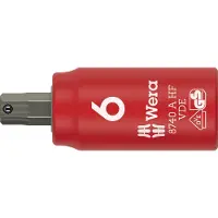 Wera Hylsa med spindel WE05005903001; 1/4''; 6 mm