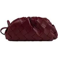 Bottega Veneta Pouchväska Burgundy