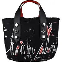 Christian Louboutin Frangibus liten tygväska Svart