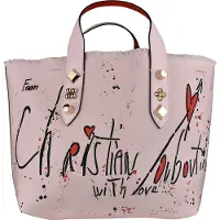 Christian Louboutin Frangibus liten tygväska Rosa
