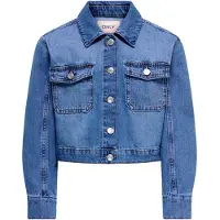 Only Kids Jeansjacka - Noos - KogLumi - Medium+ Blue Denim - - 10 år (140) - Jeansjackor
