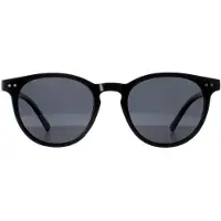 Montana Round Unisex Shiny Black Smoke Polarized MP75