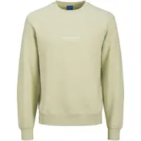 Jack & jones Sweatshirt 'JORVESTERBRO' pastellgrön / vit