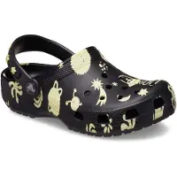 Crocs Classic Grafisk Termoplastiska Svarta Loafers