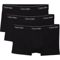 Calvin Klein 3 Pack Low Rise Trunks Icon Cotton Stretch