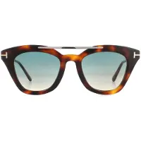 Tom Ford Solglasögon FT0575 53P Blont Havana Blå Gradient