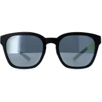 Smith Optics Square Mens Matte Black Yellow Chromapop Silver Mirror Founder Slim