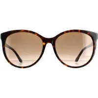 Gucci Rund Dam Havana Brun Gradient GG0729SA