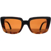 Montana Rectangle Dam Shiny Black Turtle Brown Polarized MP193