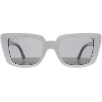 Montana Rectangle Dam Shiny White Smoke Polarized MP193