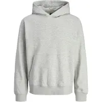 Jack & Jones Sweatshirt 'JCOInterlude' gråmelerad / vit