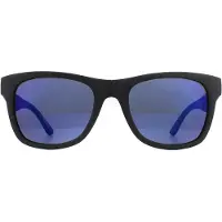 Lacoste Rectangle Unisex matt svart blå gradient vikbara solglasögon