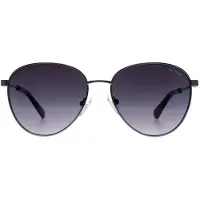 GUESS Runda Herrar Glänsande Gunmetal Rök Gradient GU8257
