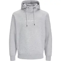 Jack & Jones Sweatshirt 'JJTree' ljusgrå / vit