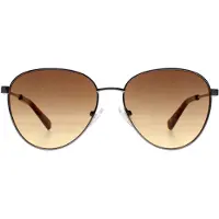 GUESS Runda Herrar Glänsande Ljus Nickeltin Brun Gradient GU8257