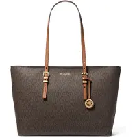 Michael Kors för kvinnor. 30T5GQNT9B Quinn brun väska (OSFA), Casual, PVC