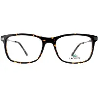 Lacoste Rectangle Mens Brown Dark Havana Glasögon