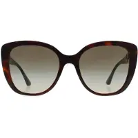 Emporio Armani Butterfly Dam Shiny Havana Röd Grön Gradient EA4214U
