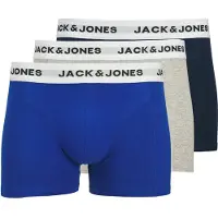Jack & Jones Boxershorts 'JACJOE' blå / marinblå / gråmelerad / vit