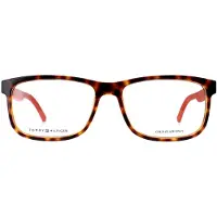 Tommy Hilfiger Rectangle Mens Havana Orange Glasögon