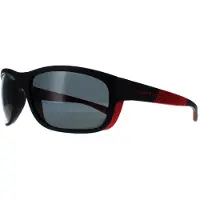 Arnette Square Herrar Svart Mörkgrå Polarized AN4337 Floresta