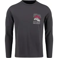 Key Largo T-shirt 'Nevada Adventure' antracit / blodröd / vit