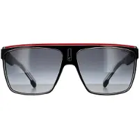 Carrera Shield Unisex Svart Kristall Vit Röd Mörkgrå Gradient Solglasögon