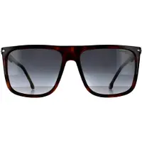 Carrera Rectangle Mens Dark Havana Dark Grey Gradient Solglasögon